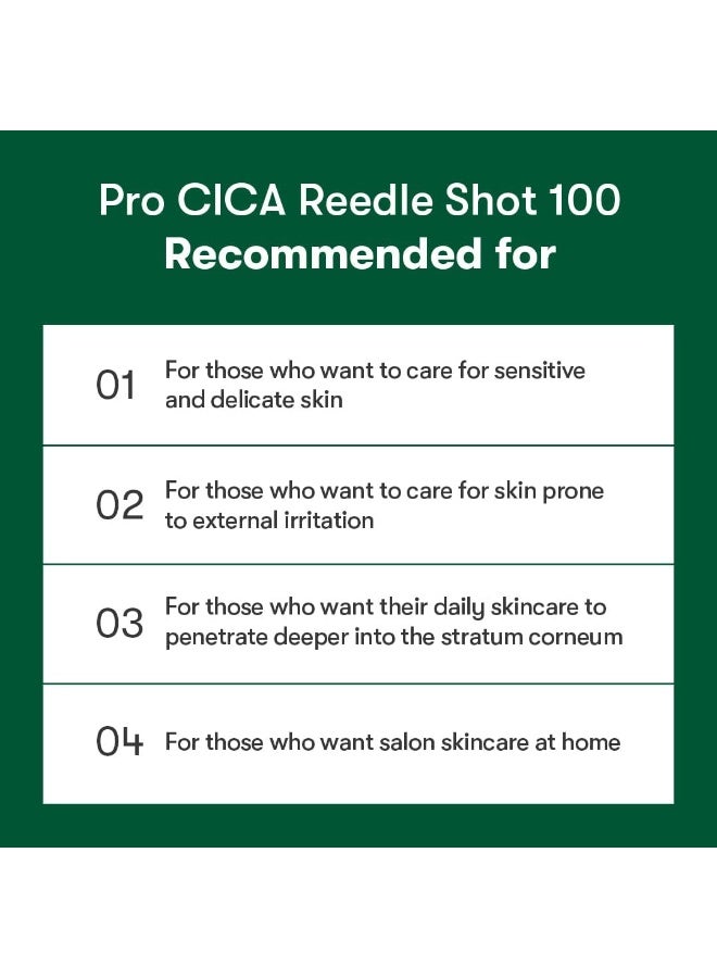 VT COSMETICS Pro Cica Reedle Shot 100, Centella Asiatica Microneedling Serum, Cica Exosome, Soothing, Hyaluronic Acid, Soft Skin, Glass Skin, Korean Skincare Booster 1.69 Fl Oz.(50ml) - Image 5